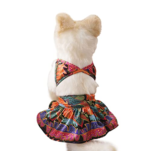 areclern Haustier-Badeanzug, Sommer-Haustier-Hunde-Bikini-Badekleid, helle Farbe, Heimtierbedarf Mehrfarbig XL von areclern