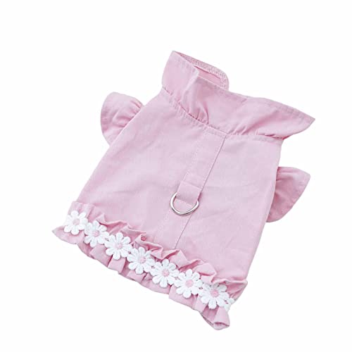 areclern Haustier-T-Shirt für kleine und mittelgroße Hunde, Welpen, T-Shirt, Rüschenkragen, Haustierzubehör, Rosa, XL areclern Haustier-T-Shirt für kleine und mittelgroße Hunde, Welpen, T-Shirt, Rüschenkragen, Haustierzubehör, Rosa, XL von areclern