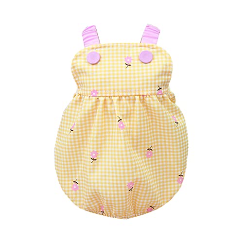 areclern Haustierkleid, kleines Haustier, Hund, Prinzessinnenkleid, modischer Druck, Alltagskleidung Hellgelb XL areclern Haustierkleid, kleines Haustier, Hund, Prinzessinnenkleid, modischer Druck, Alltagskleidung Hellgelb XL von areclern