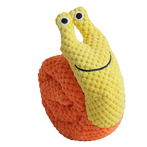 areclern Hundekauspielzeug Frosch Schlangenform Hundepuzzle Spielzeug Kreative Haustierprodukte Gelb von areclern