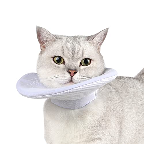 areclern Pet Cone Collar Pet Cat Soft Recovery Collar Cone Komfortables Tragen Haustierzubehör Hellblau L von areclern