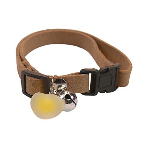 areclern Pet Neck Collar Walking Dog Pet Tracking Cat Halsband Einheitsgröße Haustierzubehör Khaki von areclern