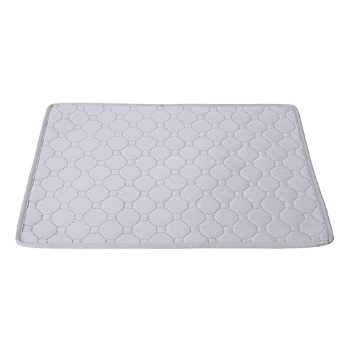 areclern Verdickte selbstkühlende Haustierunterlage, extra große Hunde-Kühlmatte für kleine bis große Hunde, langlebig, faltbar, einfach waschbar, Wasseraufnahme, Grau, 2XL von areclern