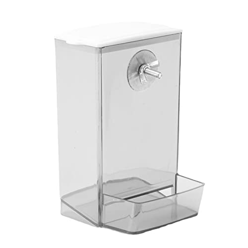 areclern Vogelfutterspender Papagei Nymphensittich Vogelkäfig Futterbox mit staubdichtem Deckel Kleintierbedarf Klar areclern Vogelfutterspender Papagei Nymphensittich Vogelkäfig Futterbox mit staubdichtem Deckel Kleintierbedarf Klar von areclern