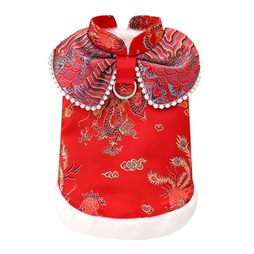 arenmi Hunde-Pelzmantel, bestickt, chinesisches Neujahr, Jacken für kleine bis große Kleidung, Sweatshirt, Winter-Outfit arenmi Hunde-Pelzmantel, bestickt, chinesisches Neujahr, Jacken für kleine bis große Kleidung, Sweatshirt, Winter-Outfit von arenmi