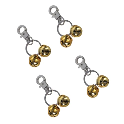arenmi Hundehalsbandglocken aus Messing, zum Aufhängen, Glocken für Haustiere, Anhänger, Halsbandglocken für Persönlichkeit, Haustier, 4 Stück arenmi Hundehalsbandglocken aus Messing, zum Aufhängen, Glocken für Haustiere, Anhänger, Halsbandglocken für Persönlichkeit, Haustier, 4 Stück von arenmi