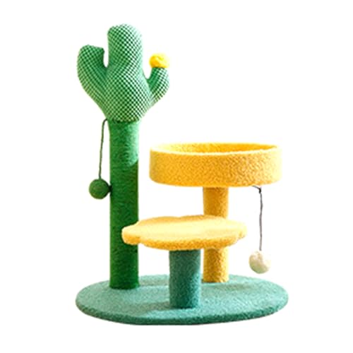 arenmi Kratzbaum mit Kaktus-Thema, Haustierspielzeug für kleines, interaktives Spielzeug für den Innenbereich arenmi Kratzbaum mit Kaktus-Thema, Haustierspielzeug für kleines, interaktives Spielzeug für den Innenbereich von arenmi