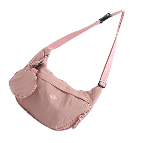 arenmi Nylon-Knödeltaschen für Damen, Crossbody-Tasche mit verstellbarem Riemen, Schultertasche für Reisen und den täglichen Gebrauch von arenmi