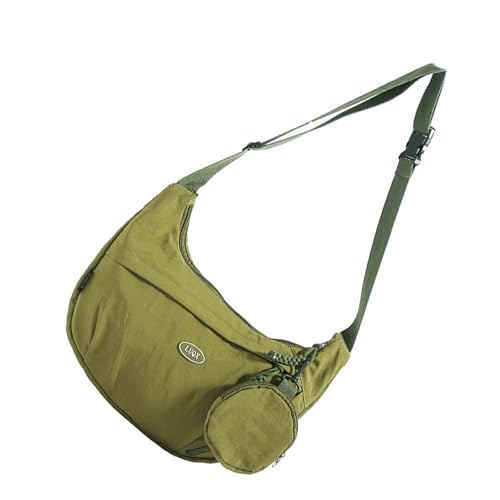 arenmi Nylon-Knödeltaschen für Damen, Crossbody-Tasche mit verstellbarem Riemen, Schultertasche für Reisen und den täglichen Gebrauch von arenmi