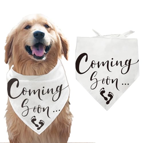 arricraft 1 Stück Haustier-Hundehalstuch, Weißer Fußabdruck Bald Erhältlich Worte Hundehalstuch Kopftuch Baumwolle Dekorative Haustier-Bandana Haustierzubehör Für Hundeliebhaber arricraft 1 Stück Haustier-Hundehalstuch, Weißer Fußabdruck Bald Erhältlich Worte Hundehalstuch Kopftuch Baumwolle Dekorative Haustier-Bandana Haustierzubehör Für Hundeliebhaber von arricraft