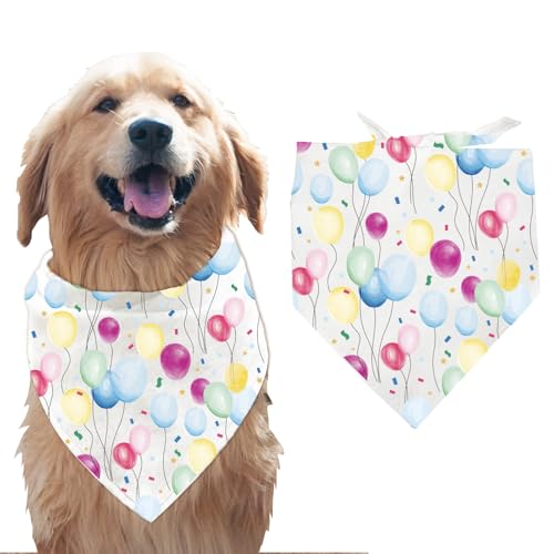 arricraft 1 Stück Haustier Hundehalstuch Weißes Dreieckiges Haustier Bandana Aus Baumwolle Mit Ballon Waschbar Lätzchen Bedruckt Haustier Zubehör Chef Für Große Hunde Und Haustiere Festival arricraft 1 Stück Haustier Hundehalstuch Weißes Dreieckiges Haustier Bandana Aus Baumwolle Mit Ballon Waschbar Lätzchen Bedruckt Haustier Zubehör Chef Für Große Hunde Und Haustiere Festival von arricraft