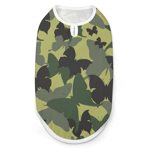 Camouflage Animal Fashion Haustierweste, leicht zu tragende Hundekleidung für kleine Hunde, tägliche Spaziergänge, 2XL von asbwuo