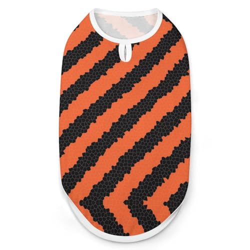 Gelb, Schwarz, Gestreifte Modische Haustierweste, Bequeme Hundekleidung für Kleine Hunde, Tägliches Spazierengehen, 2XL Gelb, Schwarz, Gestreifte Modische Haustierweste, Bequeme Hundekleidung für Kleine Hunde, Tägliches Spazierengehen, 2XL von asbwuo
