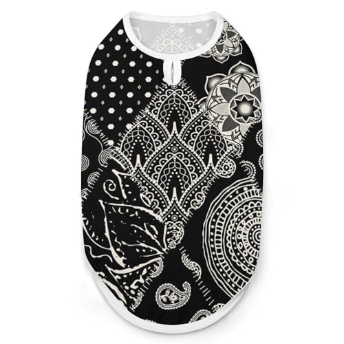 Modische Haustierweste mit Patchwork-Paisley-Design, leicht zu tragende Hundekleidung für kleine Hunde, tägliche Spaziergänge, Größe L Modische Haustierweste mit Patchwork-Paisley-Design, leicht zu tragende Hundekleidung für kleine Hunde, tägliche Spaziergänge, Größe L von asbwuo