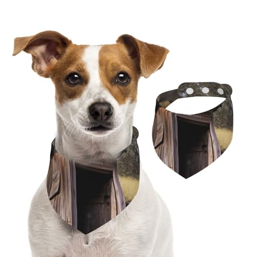 Motiv: Altes, antikes Nebengebäude, Hunde-Halstücher, waschbar, verstellbar, Dreieckstuch, Lätzchen, süße Haustier-Lätzchen für mittelgroße und große Hunde, Welpen und große Katzen Motiv: Altes, antikes Nebengebäude, Hunde-Halstücher, waschbar, verstellbar, Dreieckstuch, Lätzchen, süße Haustier-Lätzchen für mittelgroße und große Hunde, Welpen und große Katzen von asbwuo