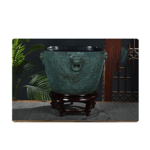 Aquarium Im Chinesischen Stil, Keramik-Fischglas, Innenhof, Fischzuchtbecken, Schildkrötenbecken, Wohnzimmer, Balkon, Büro, Feng Shui, Glücksbecken, Aquarium, Fischbehälter, Fischbehälter-Dekoration Aquarium Im Chinesischen Stil, Keramik-Fischglas, Innenhof, Fischzuchtbecken, Schildkrötenbecken, Wohnzimmer, Balkon, Büro, Feng Shui, Glücksbecken, Aquarium, Fischbehälter, Fischbehälter-Dekoration von asdchZen
