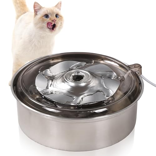 Katzenbrunnen,Trinkbrunnen für Katze,katzenbrunnen für Katzen,1L Ultraleiser Katzenbrunnen Edelstahl,Katzentrinkbrunnenmit Aktivkohlefilter und Wasserpumpe, Anti-Trockenbrand-Funktion Katzenbrunnen,Trinkbrunnen für Katze,katzenbrunnen für Katzen,1L Ultraleiser Katzenbrunnen Edelstahl,Katzentrinkbrunnenmit Aktivkohlefilter und Wasserpumpe, Anti-Trockenbrand-Funktion von auvstar