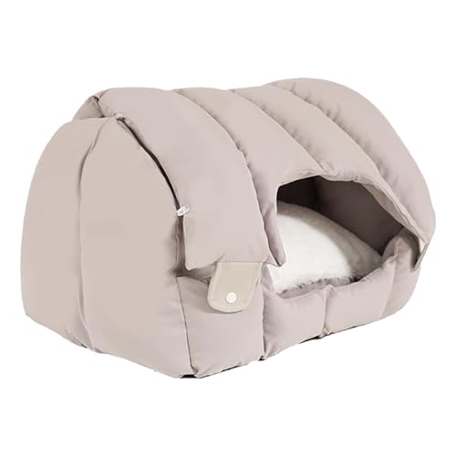 Großes Katzenbett, weiche Katzenhöhlen mit abnehmbarem Kissen, Kätzchenbett, waschbares Winter-Katzenbedarf, Katzenhaus-Zelt faltbar für Tiergeschäft, Zuhause, Cattery, Innen, alle Jahreszeiten (B) Großes Katzenbett, weiche Katzenhöhlen mit abnehmbarem Kissen, Kätzchenbett, waschbares Winter-Katzenbedarf, Katzenhaus-Zelt faltbar für Tiergeschäft, Zuhause, Cattery, Innen, alle Jahreszeiten (B) von awakentti