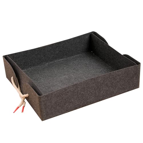 Haustierbett, Katzenbett für Indoor-Katzen, kleine Hundebetten, faltbar, für jedes Wetter, rechteckig, mittelgroß, robust, Welpenbett, Kratzschutz, mit abnehmbarem Kissen Haustierbett, Katzenbett für Indoor-Katzen, kleine Hundebetten, faltbar, für jedes Wetter, rechteckig, mittelgroß, robust, Welpenbett, Kratzschutz, mit abnehmbarem Kissen von awakentti