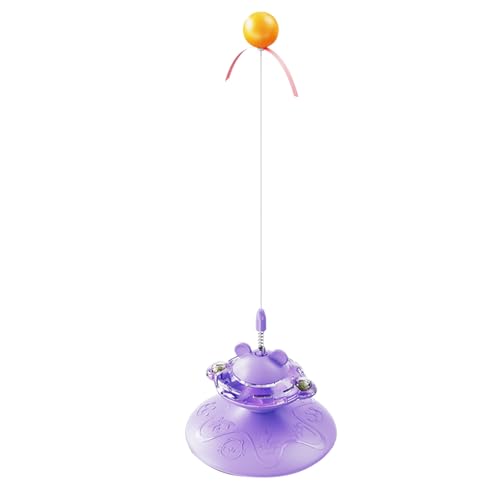 Katzen-Leckerli-Spender, drehbares Windmühlen-Spielzeug mit lustigem Katzenstab, Katzen-Leckerli-Puzzle, langsamer Futterspender für Katze kleine Hunde, lustiges Hunde-Haustier-Spielzeug, Welpe, Katzen-Leckerli-Spender, drehbares Windmühlen-Spielzeug mit lustigem Katzenstab, Katzen-Leckerli-Puzzle, langsamer Futterspender für Katze kleine Hunde, lustiges Hunde-Haustier-Spielzeug, Welpe, von awakentti