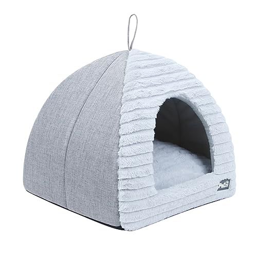 Katzenhaus Kätzchenbett Haustierbett, Betten für Indoor-Katzen, gemütliches Haus für Katzen und Kätzchen – Haustier-Filz-Katzenhöhle, waschbares Kissen, rutschfest, beruhigendes Katzenbett, Katzenhaus Kätzchenbett Haustierbett, Betten für Indoor-Katzen, gemütliches Haus für Katzen und Kätzchen – Haustier-Filz-Katzenhöhle, waschbares Kissen, rutschfest, beruhigendes Katzenbett, von awakentti