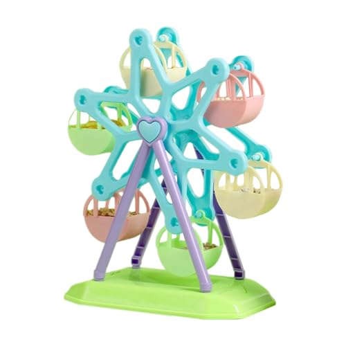 Sittich-Futterstation, Vogel-Riesenrad-Spielzeug, Vogelspielzeug für Papageien, rotierende Sitzstange, Futtersuche, interaktiver Futterspender für Gehirnspiel, kleinerer Vogel Sittich-Futterstation, Vogel-Riesenrad-Spielzeug, Vogelspielzeug für Papageien, rotierende Sitzstange, Futtersuche, interaktiver Futterspender für Gehirnspiel, kleinerer Vogel von awakentti