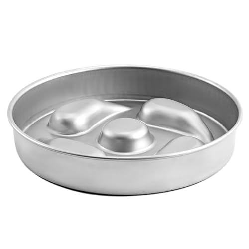 Slow Feeder Hundenäpfe Große Rasse, Langlebige Doppelseitige Schüssel zum Füttern & Hydratation, Slow Feeder Bowl, Hundefreundliches Slow Feed Design, Metall Wassernapf mit Rutschfester Unterseite für von awakentti