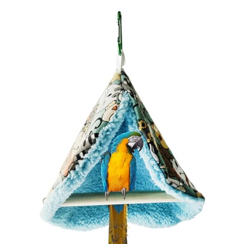 Vogelhaus für Käfig, Winter Hängematte, Finkenkäfig mit Sitzstange, Vogelkäfig Zubehör, Papagei Lebensraum Höhle Hängezelt, Vogelnest Kuschelhütte für Hamster Papagei Aras Wellensittiche (B) Vogelhaus für Käfig, Winter Hängematte, Finkenkäfig mit Sitzstange, Vogelkäfig Zubehör, Papagei Lebensraum Höhle Hängezelt, Vogelnest Kuschelhütte für Hamster Papagei Aras Wellensittiche (B) von awakentti