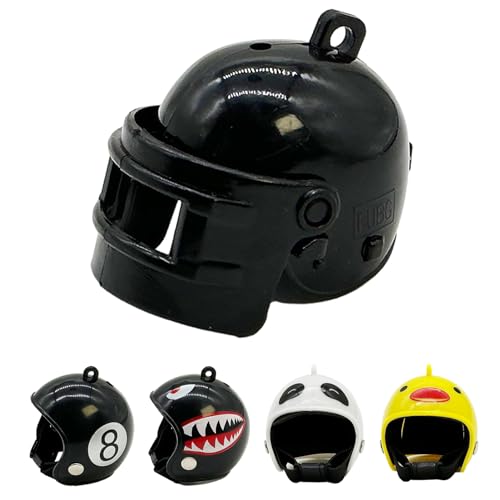 awakentti 5 Stück Hühnerhelm, verstellbarer elastischer Riemen, lustige Sicherheitskopfbedeckung für Papageien, Vögel, Mini-Hühnervögel, Schutzhüte für Küken, Sittiche, Papageien, Vögel, Enten von awakentti