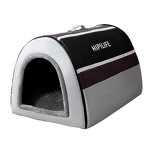 awakentti Hundehütte für den Innenbereich, rutschfeste, abnehmbare Hundehütte für große Hunde, 360°-Schließung, Wärmefunktion, warmes Winter-Katzennest, Welpenhöhle, Sofa, Haustierprodukte für kleine, awakentti Hundehütte für den Innenbereich, rutschfeste, abnehmbare Hundehütte für große Hunde, 360°-Schließung, Wärmefunktion, warmes Winter-Katzennest, Welpenhöhle, Sofa, Haustierprodukte für kleine, von awakentti