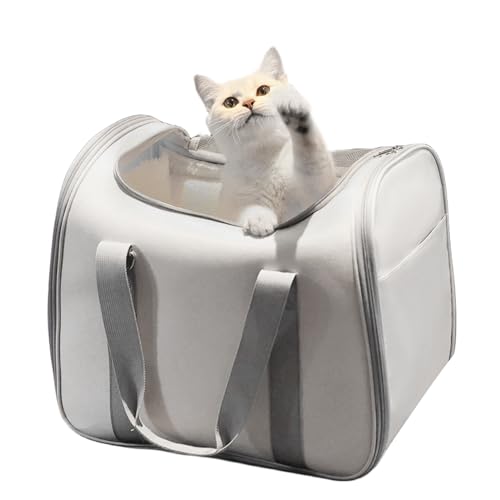 awakentti Katzentragetasche, Vier Jahreszeiten, universal, Winter, abnehmbar, gepolstert, faltbar, Outdoor-Reisen, tragbare Haustiertasche für Katzen, kleine Hunde, Haustier, Kaninchen, Hamster, awakentti Katzentragetasche, Vier Jahreszeiten, universal, Winter, abnehmbar, gepolstert, faltbar, Outdoor-Reisen, tragbare Haustiertasche für Katzen, kleine Hunde, Haustier, Kaninchen, Hamster, von awakentti