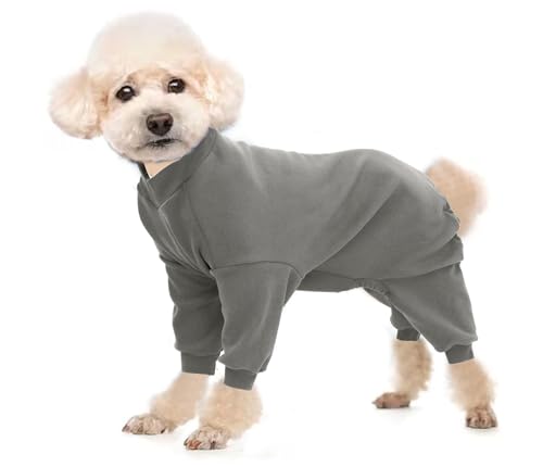 babepet Kuscheliger Baumwollmantel für Hunde mit Fleecefutter, Ganzkörper-Pullover mit vier Beinen, Welpenpullover für den Winter und den Innen- und Außenbereich, Schlafanzug für kleine und babepet Kuscheliger Baumwollmantel für Hunde mit Fleecefutter, Ganzkörper-Pullover mit vier Beinen, Welpenpullover für den Winter und den Innen- und Außenbereich, Schlafanzug für kleine und von babepet