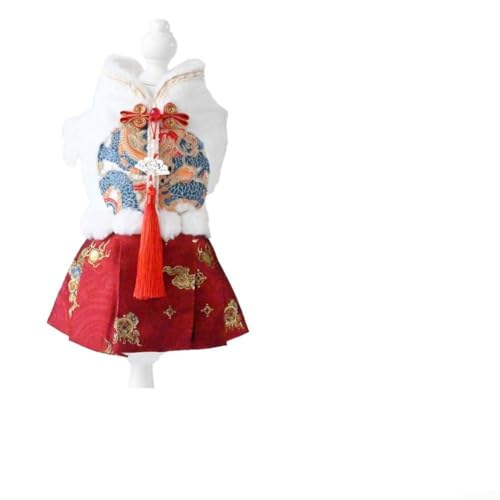 Anspruchsvolle Winterkleidung für Haustiere, dickes Samtmaterial verleiht Stil und bietet gleichzeitig essentielle Wärme an kalten Tagen im Freien (C) von babominimer