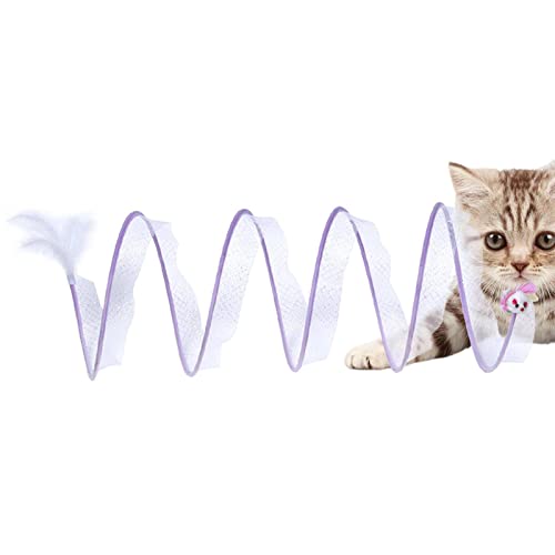 Haustier-Katzentunnelröhre,Zusammenklappbares Katzentunnelrohr für Haustiere | Katzentunnel-Frühlingsspielzeug, Katzentunnel-Labyrinth, Katzentunnel-Frühlingsspielzeug, interaktiver Spaß für Backlight von backlight