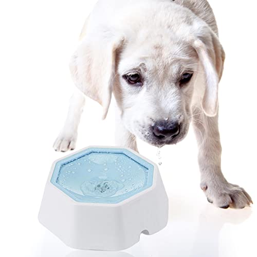 backlight Schwimmender Wassernapf für Katzen | Kein Tropfen Wassernapf für Hunde | Auslaufsicherer Hundebogen, Rutschfester Hundenapf, Futterbehälter für Futter, Wasser von backlight