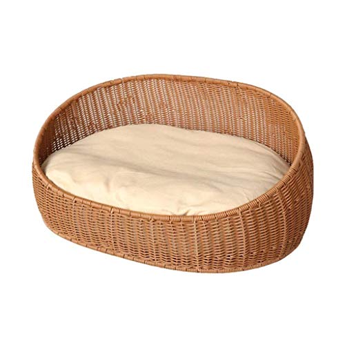 Haustierbetten, Hundebetten, Haustierbett, Hundebett, Rattan, gewebtes Katzenbett, Hundehaus, Katzenhaus, Katzensofa, Katzenbett, langlebig, leicht zu reinigen, warm Haustierbetten, Hundebetten, Haustierbett, Hundebett, Rattan, gewebtes Katzenbett, Hundehaus, Katzenhaus, Katzensofa, Katzenbett, langlebig, leicht zu reinigen, warm von badgebest