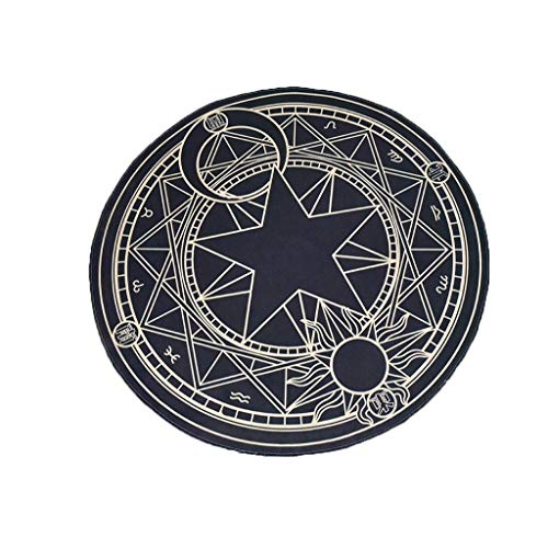 Haustierbetten, runde Matte, Haustierbedarf, Wohnzimmer, Schlafzimmer, Teppich (Durchmesser 100 cm) von badgebest