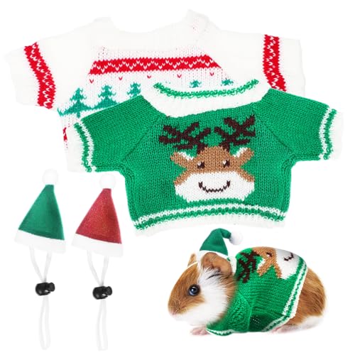 Balacoo 1 Satz Hässliche Pullover-Weihnachts-weinflaschenhüllen Hamsterkostüm Weihnachts-Hamster-Kleidung Weihnachts-meerschweinchen-kostüm Hasenkleidung Kleines Küken Maulwurf Polyester Balacoo 1 Satz Hässliche Pullover-Weihnachts-weinflaschenhüllen Hamsterkostüm Weihnachts-Hamster-Kleidung Weihnachts-meerschweinchen-kostüm Hasenkleidung Kleines Küken Maulwurf Polyester von balacoo