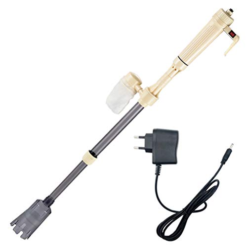 Balacoo 1. 5W Elektrischer Aquarium Kiesreiniger Staubsauger Automatischer Schlammextraktor Wasserwechsler für Fischpflanzentanks (Keine Batterie Eu Stecker) von balacoo