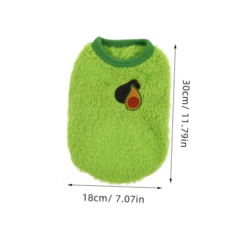 Balacoo 2 Stück Dekorative Kaninchenweste Teiliges aus Strapazierfähigem Flanell Tragbare und Waschbare Kleintier Winterkleidung Warmes Bequemes Hasen Outfit für Kleine Haustiere und von balacoo