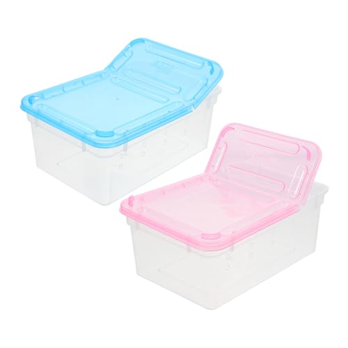 Balacoo 2Stücke Fütterungsbox für Schnecken und Reptilien Hochwertige Zuchtkästen mit Stabilem und Großzügigem Design für Haustiere und Futtertiere Balacoo 2Stücke Fütterungsbox für Schnecken und Reptilien Hochwertige Zuchtkästen mit Stabilem und Großzügigem Design für Haustiere und Futtertiere von balacoo