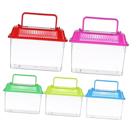 Balacoo 5Stücke Teiliges Handtuch Aquarium für Haustiere Transportbox für Fische Schildkröten und Kleintiere Vielseitig Einsetzbar Gemischte Kunststoff Balacoo 5Stücke Teiliges Handtuch Aquarium für Haustiere Transportbox für Fische Schildkröten und Kleintiere Vielseitig Einsetzbar Gemischte Kunststoff von balacoo