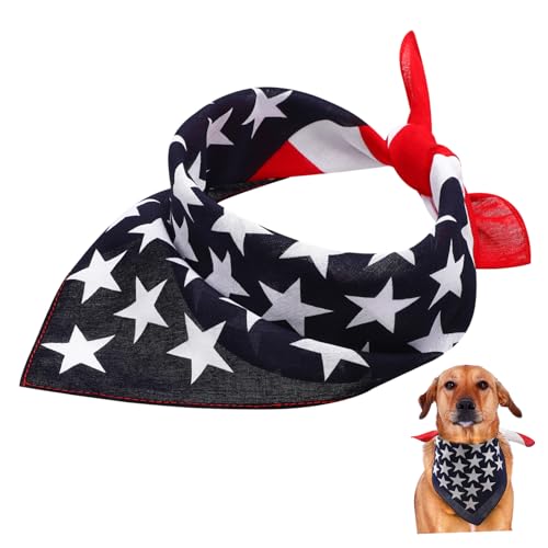 Balacoo Amerikanische Flagge Hundehalsband Dreieckstuch Langlebig Waschbar Modisch für Welpen Hunde Halstuch Hundeschal Haustier Dekoration Party Zubehör Balacoo Amerikanische Flagge Hundehalsband Dreieckstuch Langlebig Waschbar Modisch für Welpen Hunde Halstuch Hundeschal Haustier Dekoration Party Zubehör von balacoo