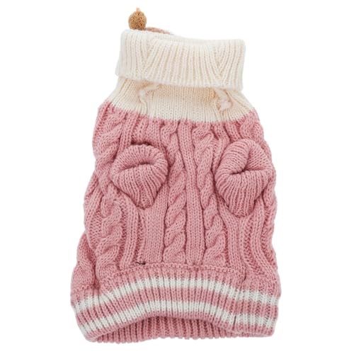 Balacoo Hundepullover Haustier Kostüm Herbst Winter Warmes Strickoutfit für Kleine Katzen und Hunde Xs Komfortabel für Draußen und Zuhause von balacoo