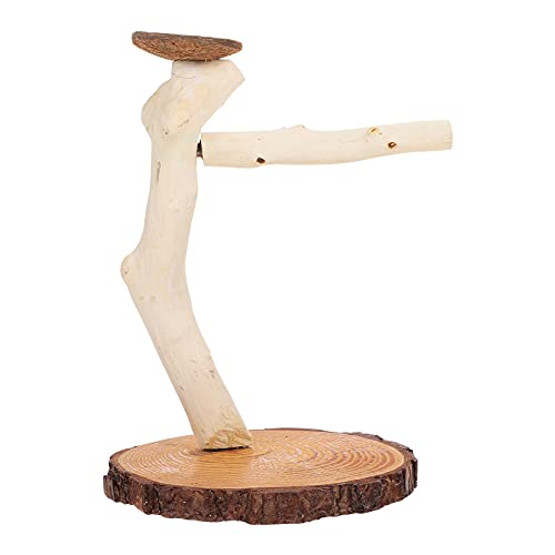 Balacoo Papageien-Spielständer aus Holz, für Vogelkäfig, für Nymphensittiche, Sittiche, Finken von balacoo