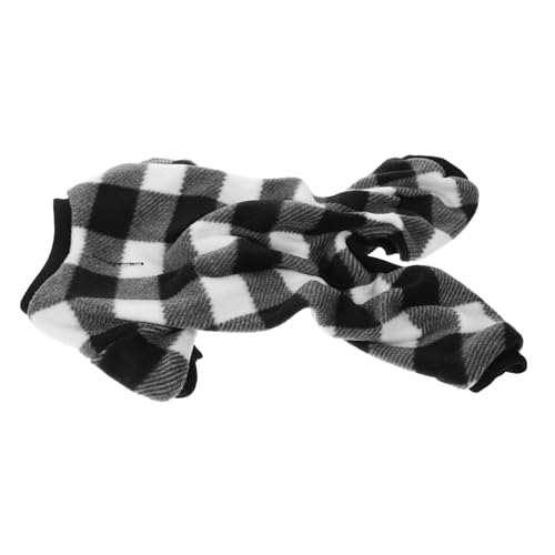 Balacoo Warme Hundeweste aus Polar Fleece Winddicht und Atmungsaktiv Dekorative Haustierweste für Kleine bis Mittelgroße Hunde für Winter und Alltag S Schwarz von balacoo