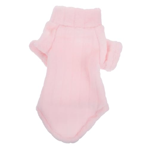 Balacoo Warmer Sphynx Katzenmantel Xs Weicher Dicker Winter Pullover mit Hohem Kragen für Haarlose Katzen Anliegende Katzenbekleidung für Kalte Jahreszeiten von balacoo