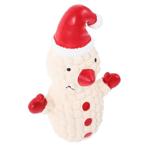 balacoo Quietschendes Latex Hundespielzeug Weihnachtsmann Schneemann Design Interaktives Kauspielzeug für Welpen und Hunde Robust Beißfest Fördert Spiel und Intelligenz balacoo Quietschendes Latex Hundespielzeug Weihnachtsmann Schneemann Design Interaktives Kauspielzeug für Welpen und Hunde Robust Beißfest Fördert Spiel und Intelligenz von balacoo