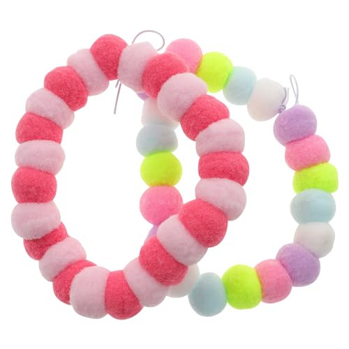 balacoo Welpenhalsbänder: 2 Stück elastisches Katzenhalsband für kleine Katzen, farbige Welpenhalsbänder, Haustier-Hundehalsband, Fellpflege-Halsband, Katzen-Plüschball-Halskette balacoo Welpenhalsbänder: 2 Stück elastisches Katzenhalsband für kleine Katzen, farbige Welpenhalsbänder, Haustier-Hundehalsband, Fellpflege-Halsband, Katzen-Plüschball-Halskette von balacoo