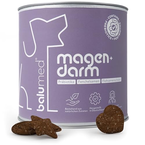 balumed® Snacks Magen+Darm hochkonzentriert mit Fenchelsamen & Flohsamenschalen für Hund, Leckerli mit Präbiotika, Postbiotika, Kamillenblüten, Bierhefe, Omega-3, Vitamine E + B1, 325 g balumed® Snacks Magen+Darm hochkonzentriert mit Fenchelsamen & Flohsamenschalen für Hund, Leckerli mit Präbiotika, Postbiotika, Kamillenblüten, Bierhefe, Omega-3, Vitamine E + B1, 325 g von balumed